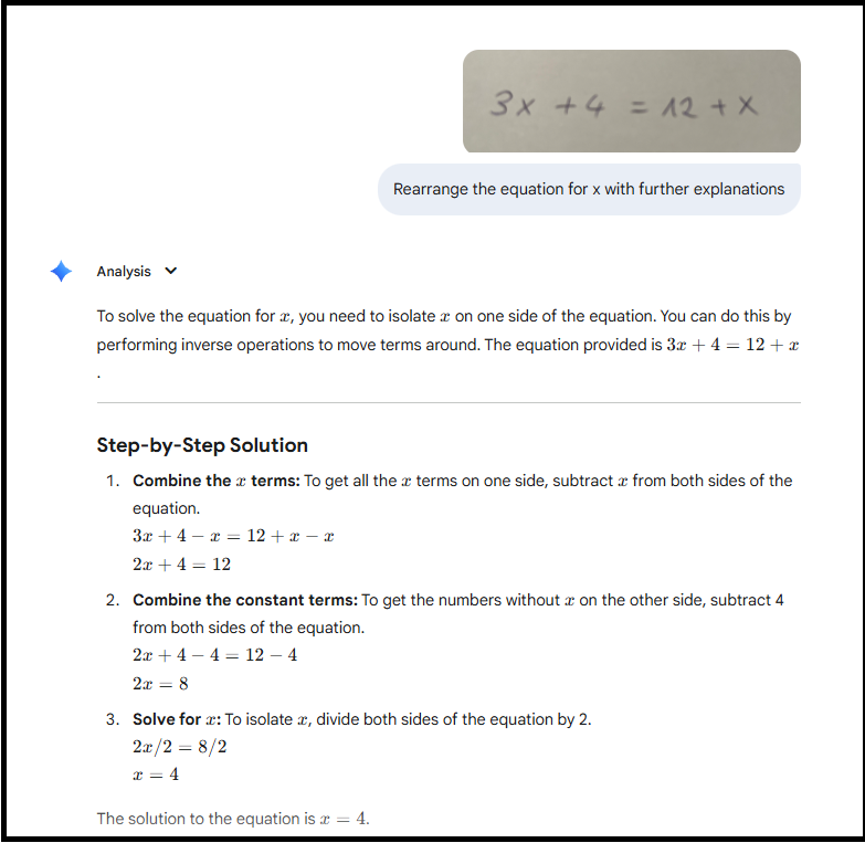 math with AI